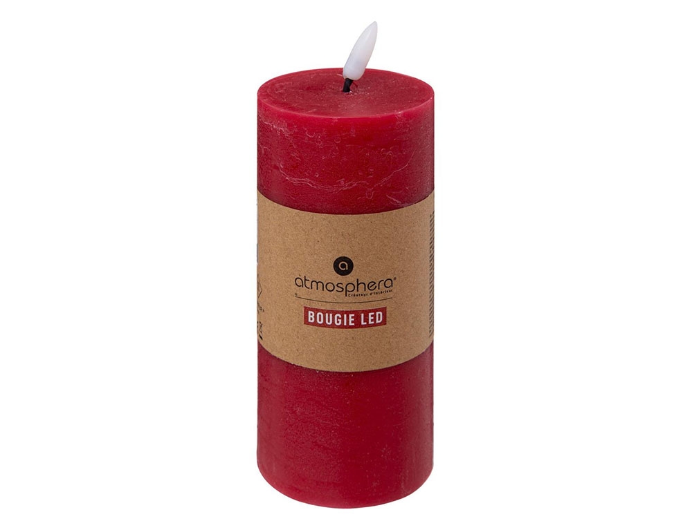 Κεριά Ατμοσφαιρικού Φωτισμού Led Molia Red Rnd Led Candle 7X18 Atmosphera 200663B