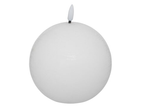 Κεριά Ατμοσφαιρικού Φωτισμού Led Molia Whi Ball Led Candle D10