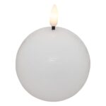 Κεριά Ατμοσφαιρικού Φωτισμού Led Molia Whi Ball Led Candle D8