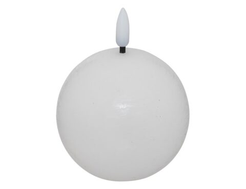 Κεριά Ατμοσφαιρικού Φωτισμού Led Molia Whi Ball Led Candle D8