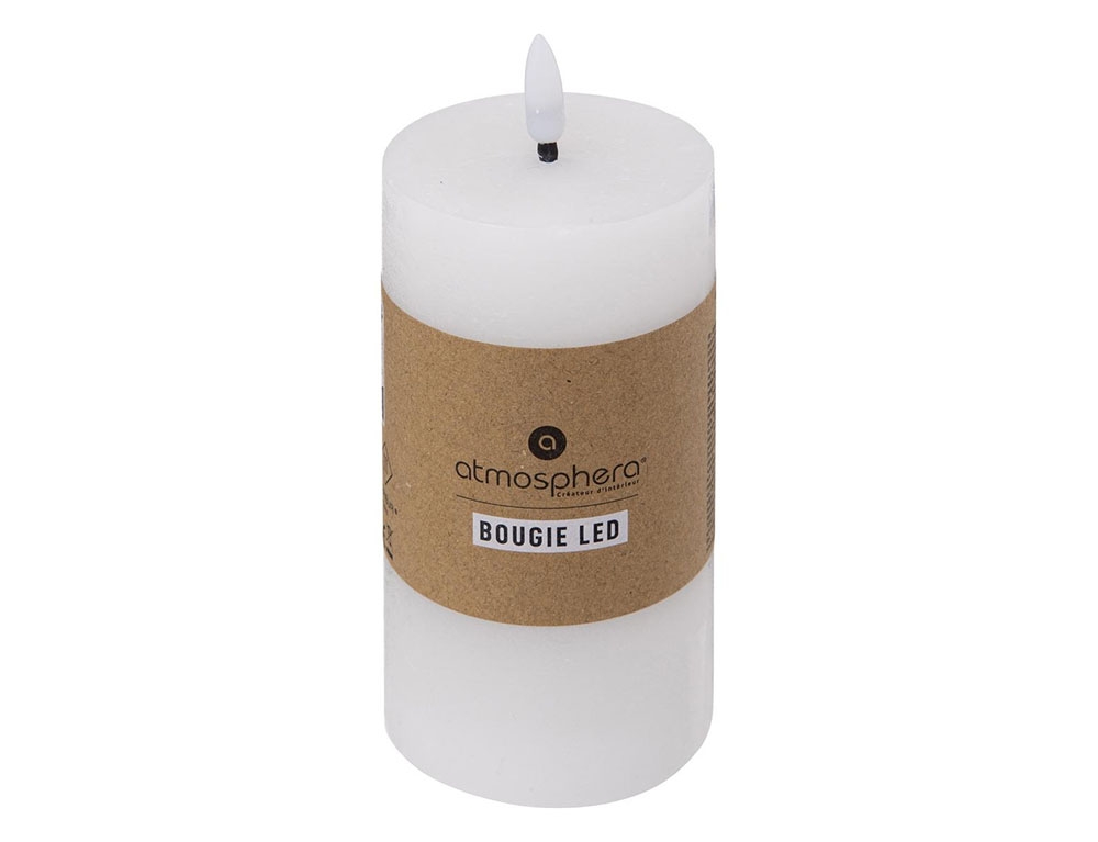 Κεριά Ατμοσφαιρικού Φωτισμού Led Molia Whi Rnd Led Candle 7X15 Atmosphera 200664A
