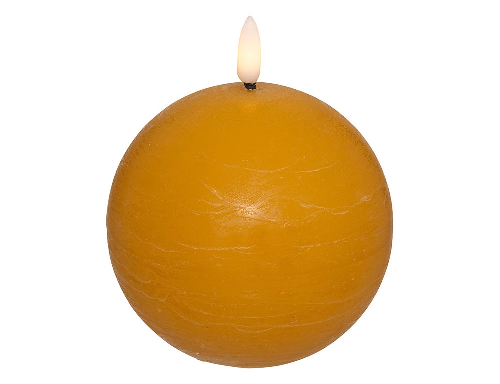 Κεριά Ατμοσφαιρικού Φωτισμού Led Molia Yell Ball Led Candle D10