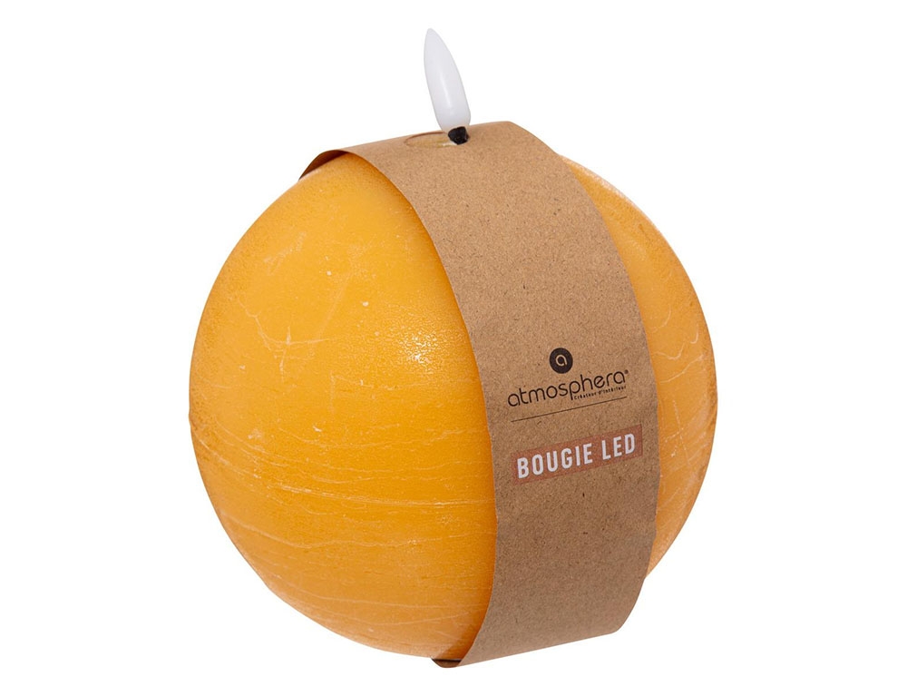 Κεριά Ατμοσφαιρικού Φωτισμού Led Molia Yell Ball Led Candle D12