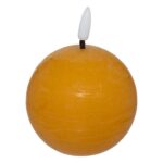 Κεριά Ατμοσφαιρικού Φωτισμού Led Molia Yell Ball Led Candle D12