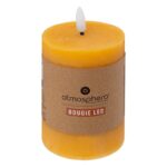 Κεριά Ατμοσφαιρικού Φωτισμού Led Molia Yell Rnd Led Candle 7X13