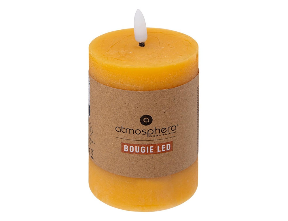 Κεριά Ατμοσφαιρικού Φωτισμού Led Molia Yell Rnd Led Candle 7X13