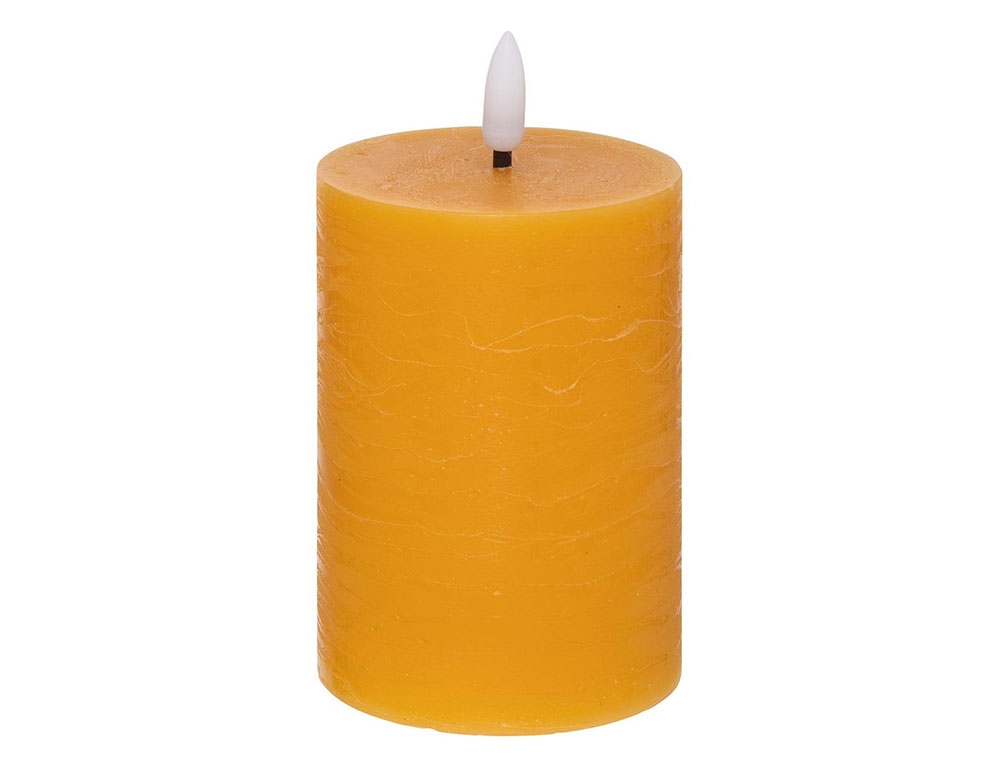 Κεριά Ατμοσφαιρικού Φωτισμού Led Molia Yell Rnd Led Candle 7X13