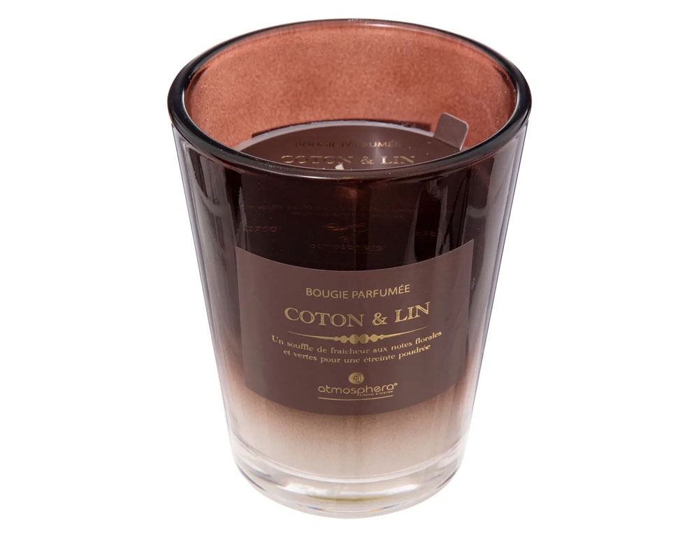 Κεριά & Κηροπήγια 270G Cotton Alma Glass Candle 200618B