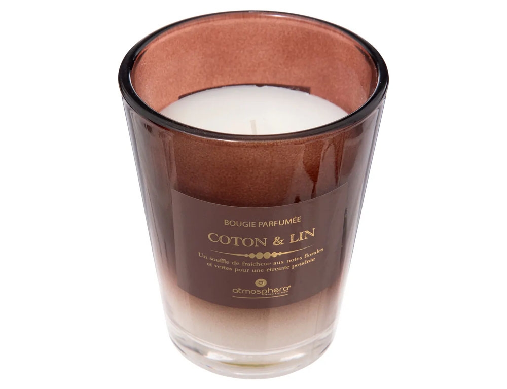 Κεριά & Κηροπήγια 270G Cotton Alma Glass Candle 200618B