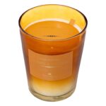 Κεριά & Κηροπήγια 855G Amber Alma Glass Candle 200617A