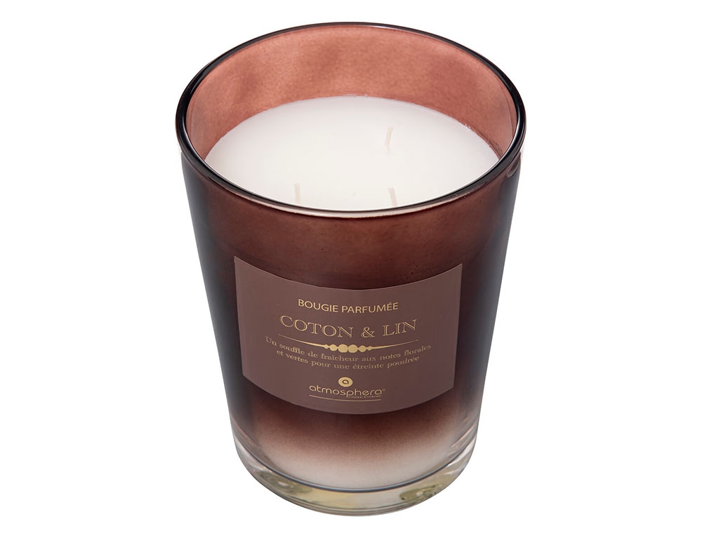 Κεριά & Κηροπήγια 855G Cotton Alma Glass Candle 200617B