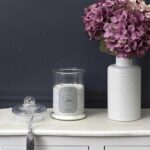 Κεριά & Κηροπήγια Bougie Parfumee Bonbonniere Grise H23.5Cm M4 Bo557