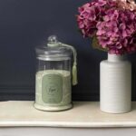 Κεριά & Κηροπήγια Bougie Parfumee Bonbonniere Verte H29Cm M2 Bo5580