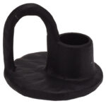Κεριά & Κηροπήγια Candle Holder 75X60Mm Black A98050090