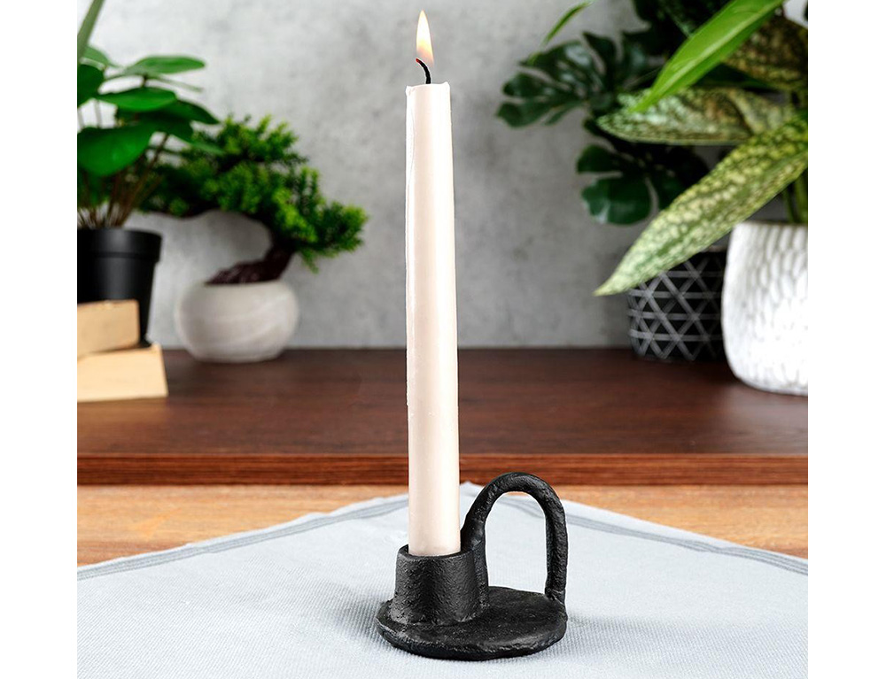 Κεριά & Κηροπήγια Candle Holder 75X60Mm Black A98050090