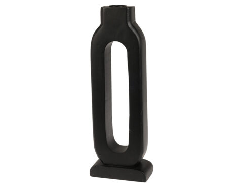 Κεριά & Κηροπήγια Candle Holder Oval H30 Black A68100070