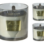 Κεριά & Κηροπήγια Candle In Iron Plating Glass Acc684850