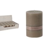 Κεριά & Κηροπήγια Candle Pillar 4X5Cm Mid Taupe 420007140