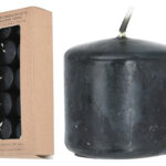 Κεριά & Κηροπήγια Candles 3Cm 10Pcs Black Acc696070