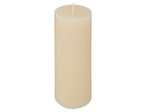 Κεριά & Κηροπήγια Demi Ivory Rnd Candle 5X14 196064