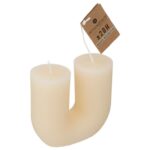 Κεριά & Κηροπήγια Demi Ivory U Candle 196048