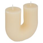 Κεριά & Κηροπήγια Demi Ivory U Candle 196048
