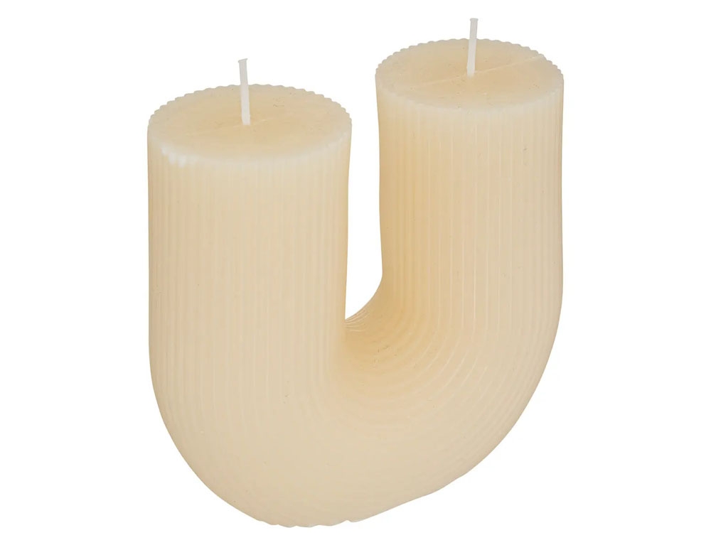 Κεριά & Κηροπήγια Demi Ivory U Candle 196048