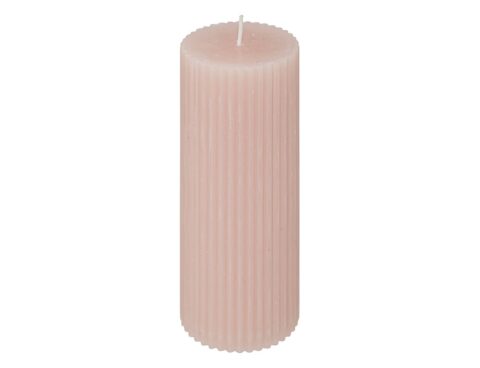 Κεριά & Κηροπήγια Demi Pink Rnd Candle 5X14 196064G