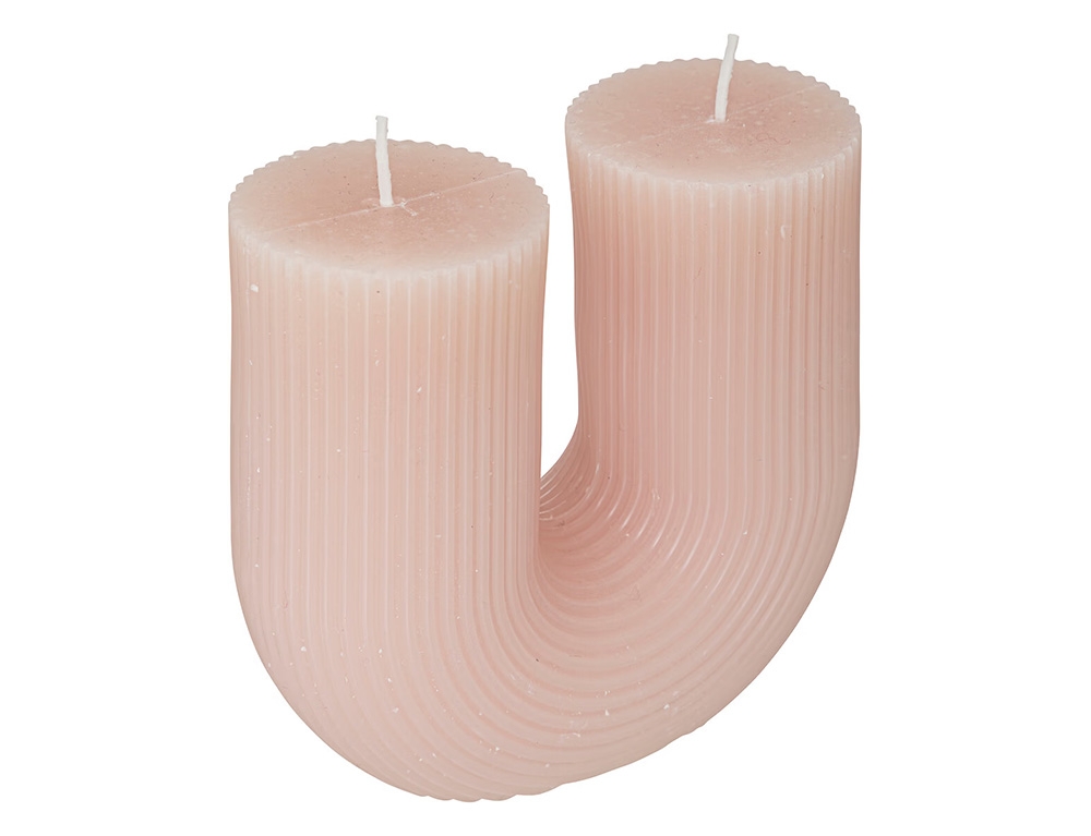 Κεριά & Κηροπήγια Demi Pink U Candle 196048G