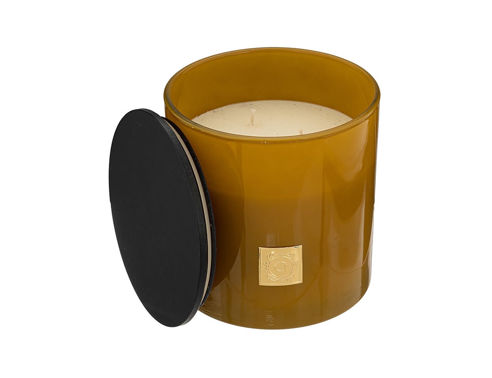 Κεριά & Κηροπήγια Enzo Vanil Glass Candle 1200G 184741C