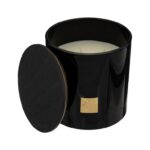 Κεριά & Κηροπήγια Enzo Wood Glass Candle 1200G 184741E