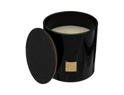 Κεριά & Κηροπήγια Enzo Wood Glass Candle 1200G 184741E