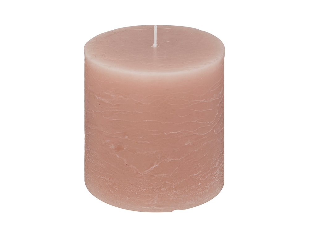 Κεριά & Κηροπήγια Olia Pink Rnd Candle 10X10 103124G