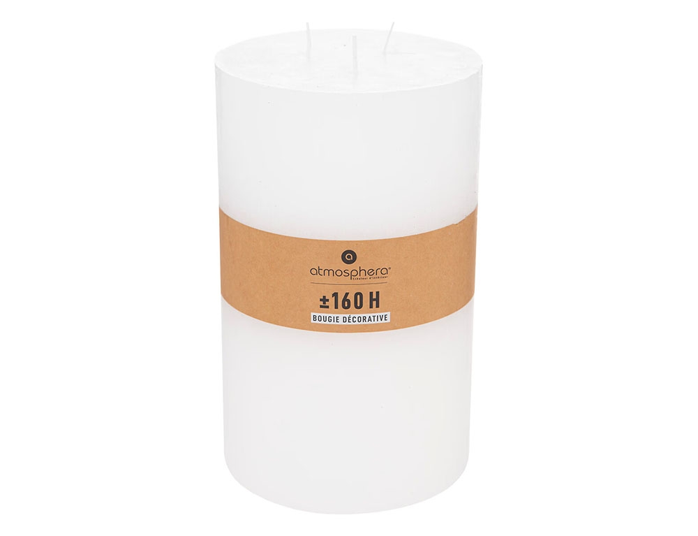 Κεριά & Κηροπήγια Olia Whi Rnd Candle 14X23 136580A