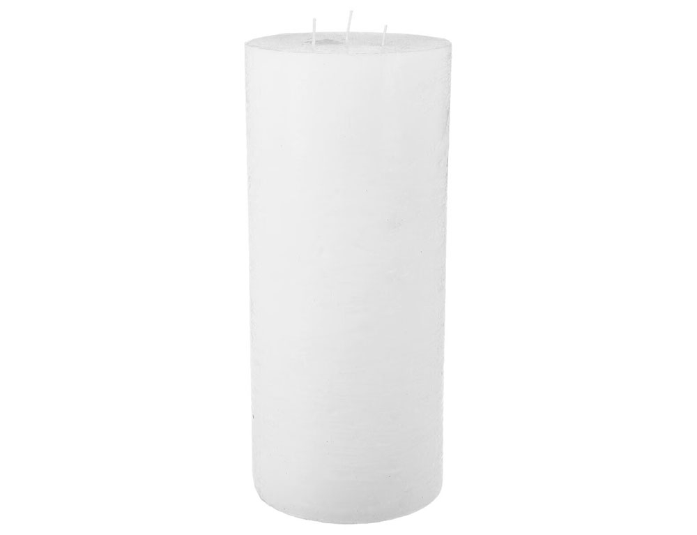 Κεριά & Κηροπήγια Olia Whi Rnd Candle 14X32 136581A