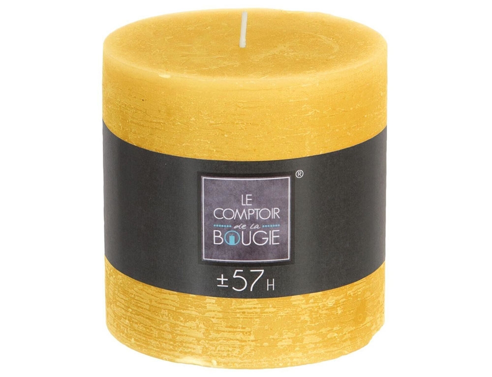 Κεριά & Κηροπήγια Olia Yell Rnd Candle 10X10103124B
