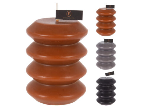Κεριά & Κηροπήγια Pillar Candle 10Cm 3Ass Clr Acc309900