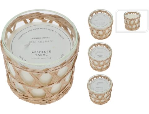 Κεριά & Κηροπήγια Scented Candle In Glass 3Ass Cc5072790