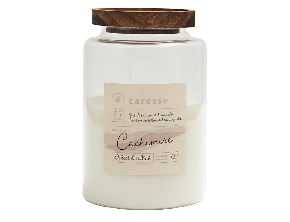 Κεριά & Κηροπήγια Scented Candle Pot Top Acacia Softness H16Cm Bo008