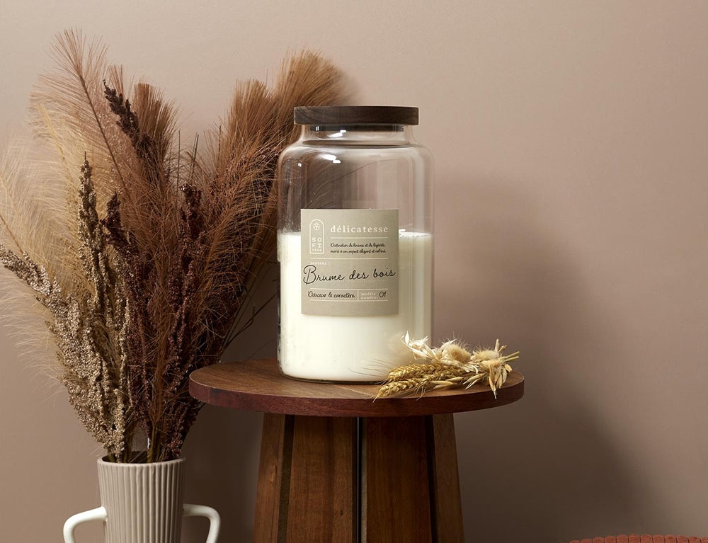 Κεριά & Κηροπήγια Scented Candle Pot Top Acacia Softness H24Cm Bo008