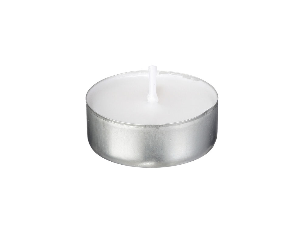 Κεριά & Κηροπήγια Set White Tealight Atmosphera D3.7X50 103111