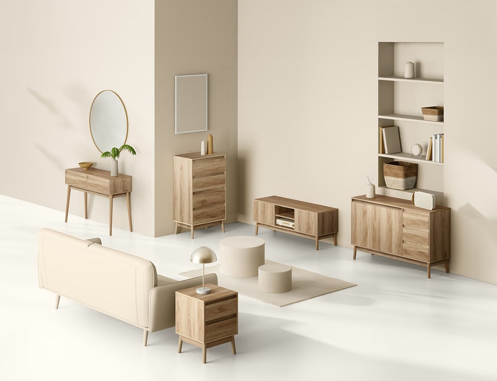 Κομοδίνα Bedside Table 2 Dra Abana