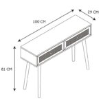 Κονσόλες & Μπουφέδες (Έπιπλα Εισόδου) Bali 2 Drawer Console A1/M1 Hd5132
