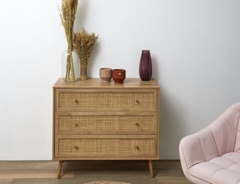Κονσόλες & Μπουφέδες (Έπιπλα Εισόδου) Bali 3-Drawer Chest A1/M1 Hd7455