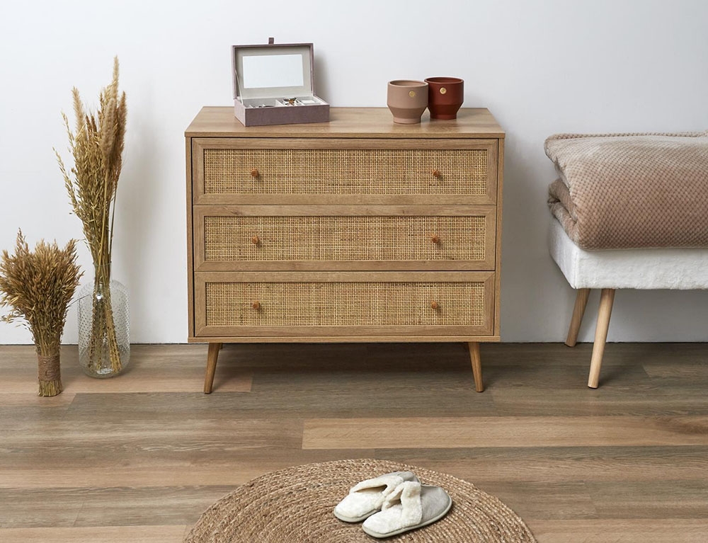 Κονσόλες & Μπουφέδες (Έπιπλα Εισόδου) Bali 3-Drawer Chest A1/M1 Hd7455