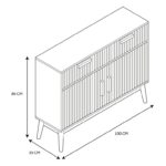 Κονσόλες & Μπουφέδες (Έπιπλα Εισόδου) Buffet Klaus M1 Hd0091Ygo