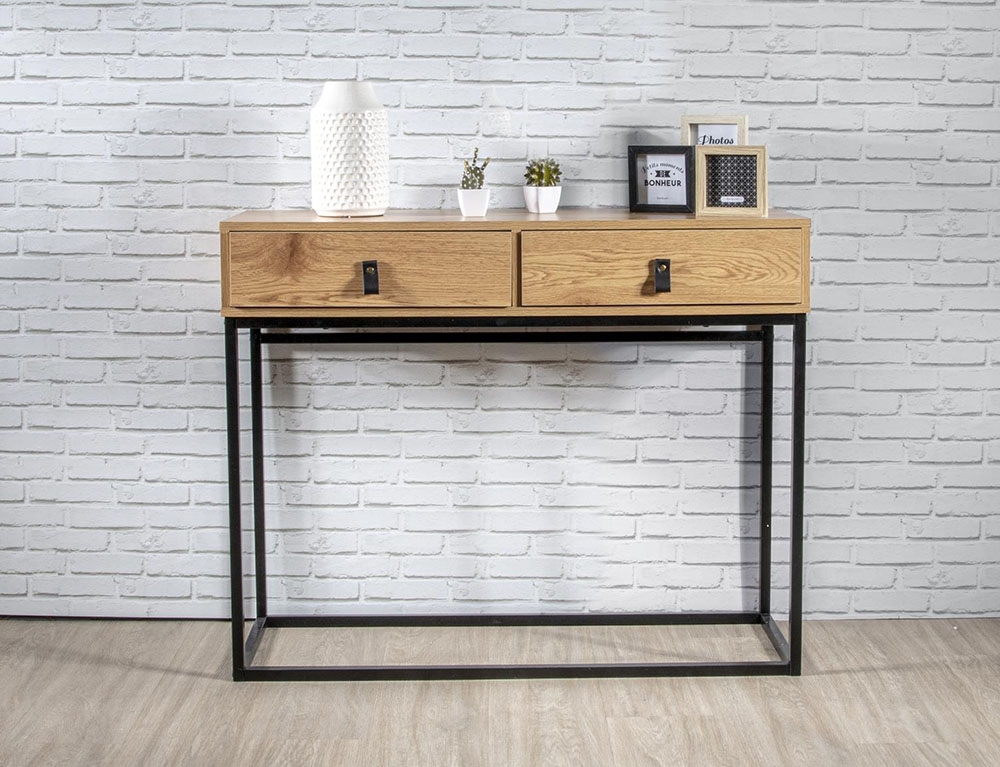 Κονσόλες & Μπουφέδες (Έπιπλα Εισόδου) Console Bois Et Metal Abbott M1 Hd6623