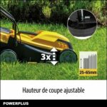 Κοπτικό γκαζόν Powerplus POWEG62203 30 L 1000 W 230 V 32 cm 20-70 mm