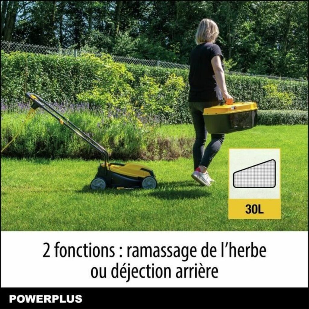 Κοπτικό γκαζόν Powerplus POWEG62203 30 L 1000 W 230 V 32 cm 20-70 mm