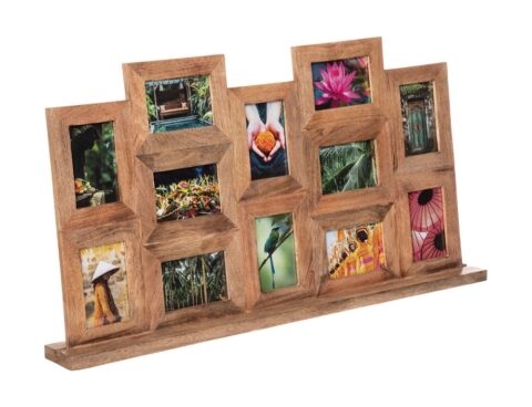 Κορνίζες Wood Standing 12 Pic Frame Nam Atmosphera 188017
